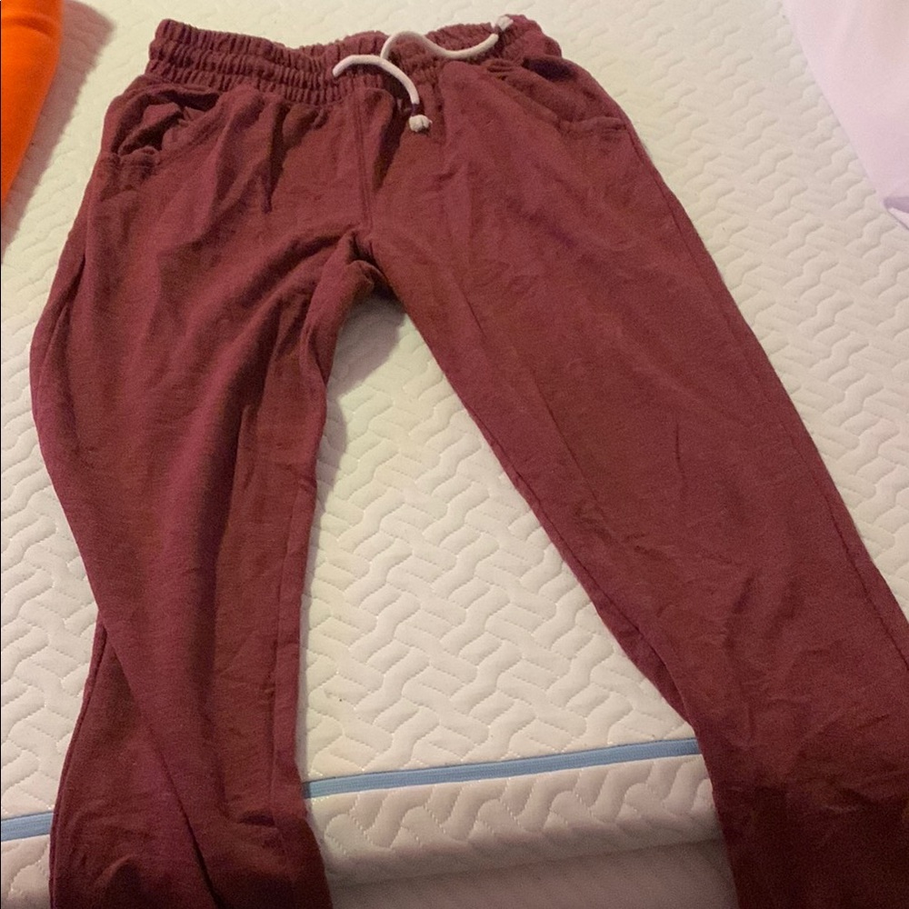 Cat & Jack Maroon Kids Sweatpants